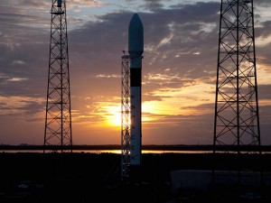 20080111_sunset Falcon 9 at Cape Canaveral