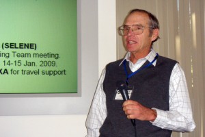 Reedy2 PSI Senior Scientist Robert C. Reedy gave an invited talk at the Third Kaguya Science Working Team meeting in Tokyo in January. (Photo by the JAXA Kaguya Project)