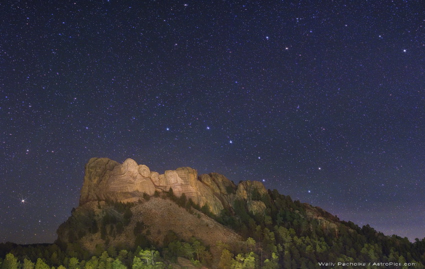 Mount Rushmore's Starry Night,