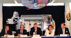 Press conference with the German astronaut Alexander Gerst on 9 July 2009