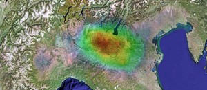 nh3-Po-Italie_L Ammonia concentrations over Italy