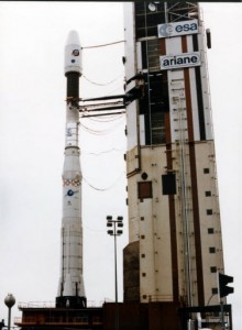 spot2 Ariane 4 ready to launch Spot 2, 22 January 1990