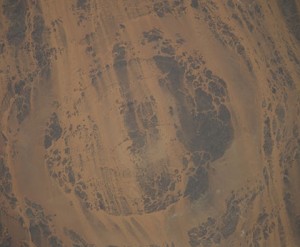 160328main_station_081009_new Aorounga Impact Crater is featured in this image photographed by an Expedition 20 crew member on the International Space Station. Aorounga Impact Crater is located in the Sahara Desert of north-central Chad. Credit: NASA