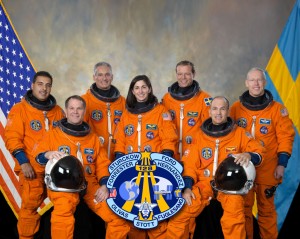 Crewphoto STS-128 crew arrived at the ISS early this morning