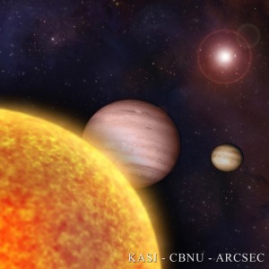 Lonely1 Artist's impression of two close extra-solar planets Credit: KASI/CBNU/ARCSEC