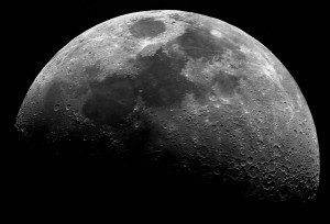 halfmoon The Moon, Image Copyright Space Fellowship
