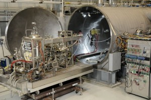 384777main__DSC0038 The Stirling engine test configuration upon removal from the vacuum chamber. Image credit: NASA/MSFC/E. Given