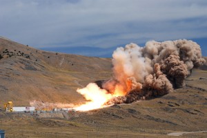 385600main_DSC_0033 NASA and ATK Successfully Test Ares First Stage Motor. Credit:NASA