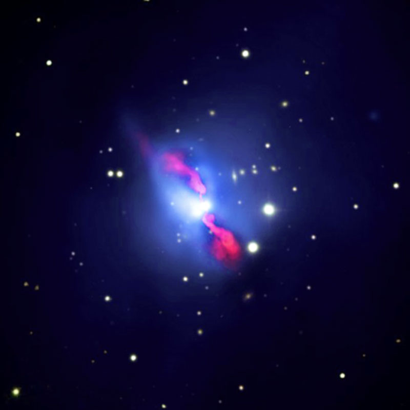 385836main_HydraA_665 omposite image of the Hydra A galaxy cluster. Credit:NASA