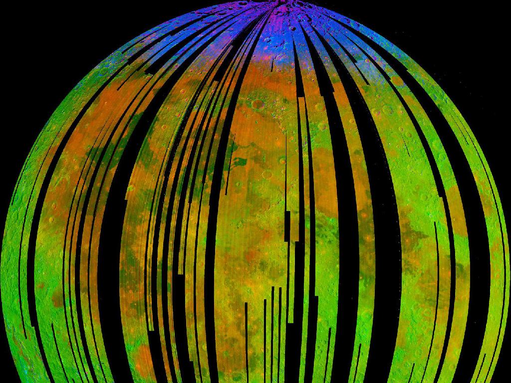 389079main_image_1478_1024-768 Water Detected at High Latitudes on the Moon. Image Credit: ISRO/NASA/JPL-Caltech/Brown Univ./USGS