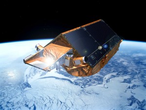 CryoSat-2 satellite in Orbit. Credit: ESA