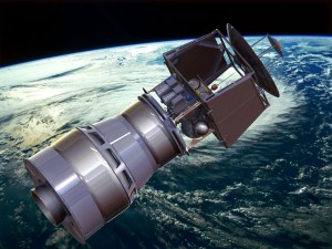 Selenokhod with two solid-fuel boosters in a Low Earth Orbit