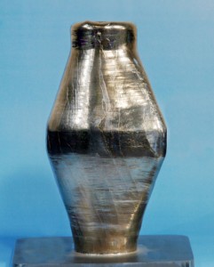 electron_beam2_ Structural metal part fabricated from EBF3. Credit: NASA