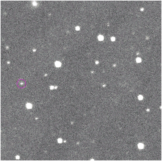 2008TC3-20081006-G96-D691A Discovery images of asteroid 2008 TC3, as it was seen on October 6, 2008, by the Catalina Sky Survey at Mount Lemmon in Arizona (Richard Kowalski).