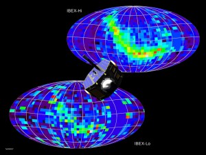 IBEX has two independent sensors, and this still shows that they are seeing a very similar structure. Credit: SwRI IBEX has two independent sensors, and this still shows that they are seeing a very similar structure. Credit: SwRI