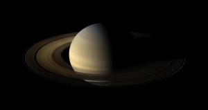 396087main_rings_equinox_lgweb Seen from our planet, the view of Saturn's rings during equinox is extremely foreshortened and limited. But in orbit around Saturn, Cassini had no such problems. From 20 degrees above the ring plane, Cassini's wide angle camera shot 75 exposures in succession for this mosaic showing Saturn, its rings and a few of its moons Aug. 12, 2009, beginning about 1.25 days after exact Saturn equinox, when the sun's disk was exactly overhead at the planet's equator. Credit: NASA/JPL/Space Science Institute