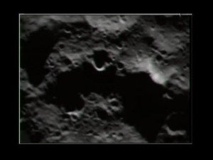 A closer view of the moon as the LCROSS spacecraft approaches impact. Credit: NASA