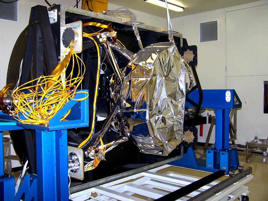 The Mid-InfraRed Instrument (MIRI) verification model, fully assembled and ready for cryogenic performance tests at the Rutherford Appleton Laboratory in the UK. Credit: MIRI European Consortium/RAL The Mid-InfraRed Instrument (MIRI) verification model, fully assembled and ready for cryogenic performance tests at the Rutherford Appleton Laboratory in the UK. Credit: MIRI European Consortium/RAL