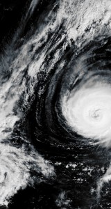 Typhoon Melor from Space. Cedit: ESA Typhoon Melor from Space. Cedit: ESA