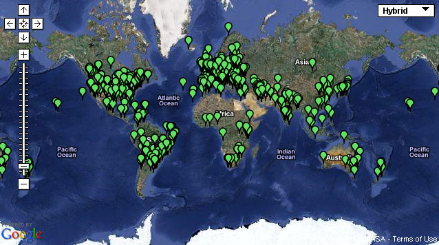 Event map of Galilean Nights