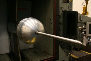 fiThe 5-hole probe on the top of the Ares I-X rocket. Credit: NASA The 5-hole probe on the top of the Ares I-X rocket. Credit: NASA