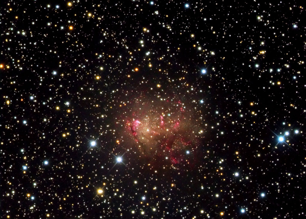 Starburst Galaxy IC 10. Credit: Mike Siniscalchi Starburst Galaxy IC 10. Credit: Mike Siniscalchi
