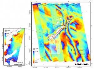 InSAR and GPS model. Credit: ESA