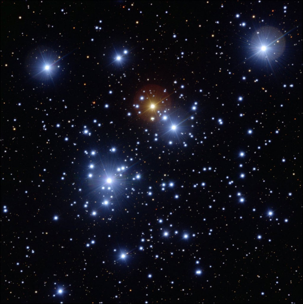 A Snapshot of the Jewel Box cluster with the ESO VLT. Credit ESO A Snapshot of the Jewel Box cluster with the ESO VLT. Credit ESO