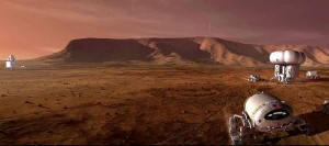 NASA concept of a mission to Mars. Credit: NASA