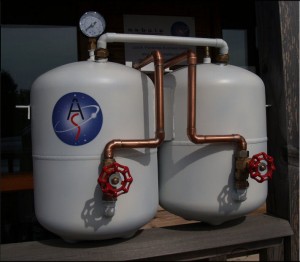 Test Fuel and Oxidiser Tanks - Image Credit: NAs / Peter Jones Test Fuel and Oxidiser Tanks - Image Credit: NAs / Peter Jones