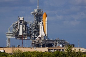 At Launch Pad 39A at NASA's Kennedy Space Center in Florida, space shuttle Atlantis is ready for the STS-129 mission. Credit NASA At Launch Pad 39A at NASA's Kennedy Space Center in Florida, space shuttle Atlantis is ready for the STS-129 mission. Credit NASA