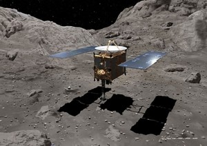 Artist concept of the Hayabusa spacecraft. Credit: JAXA