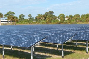 More than 3,300 solar panels have been erected on a vacant five acres at NASA's Kennedy Space Center in Florida to create the Solar Energy Center. Credit: NASA/Jim Grossman More than 3,300 solar panels have been erected on a vacant five acres at NASA's Kennedy Space Center in Florida to create the Solar Energy Center. Credit: NASA/Jim Grossman