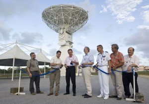 Inauguration of site of Galileo station at Kourou. Credit: ESA