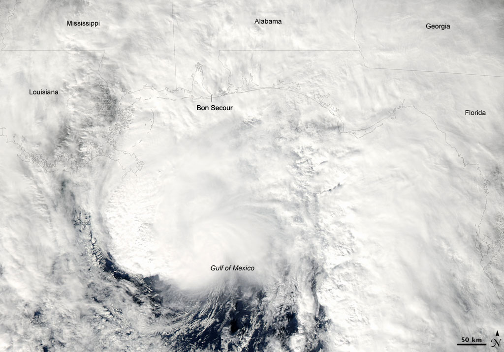Tropical Storm Ida Seen from Space. Credit: NASA Tropical Storm Ida Seen from Space. Credit: NASA