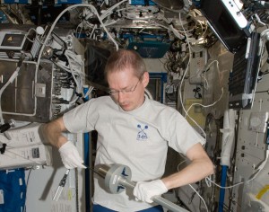 European Space Agency astronaut Frank De Winne, Expedition 21 commander preparations for Atlantis’s arrival. Credit: NASA European Space Agency astronaut Frank De Winne, Expedition 21 commander preparations for Atlantis’s arrival. Credit: NASA