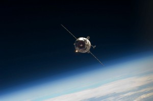The soyuz spacecraft approaching the ISS. Credit: NASA