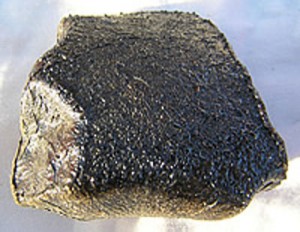 The Bunburra Rockhole meteorite is made from an usual type of basaltic igneous rock. Credit: Phil Bland, Imperial College The Bunburra Rockhole meteorite is made from an usual type of basaltic igneous rock. Credit: Phil Bland, Imperial College