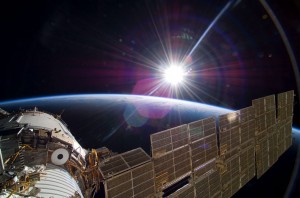 The bright sun greets the International Space Station in this Nov. 22 scene from the Russian section of the orbital outpost, photographed by one of the STS-129 crew members. Credit: NASA The bright sun greets the International Space Station in this Nov. 22 scene from the Russian section of the orbital outpost, photographed by one of the STS-129 crew members. Credit: NASA
