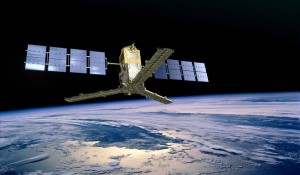 SMOS satellite in orbit. Credit: ESA