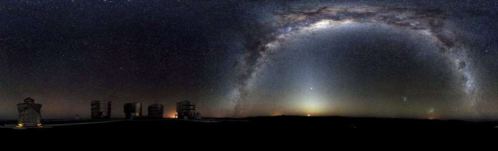 Rare 360-degree Panorama of the Southern Sky. Credit: ESO