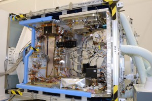 Engineering model of payload under test. Credit: ESA