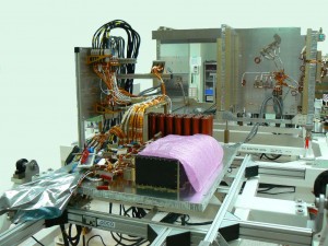 Satellite platform engineering model. Credit: ESA