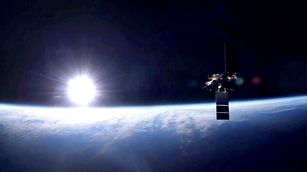 Artist's rendition of Glory in orbit. Credit: NASA Artist's rendition of Glory in orbit. Credit: NASA