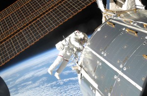 Mission Specialist Randy Bresnik, near the Columbus laboratory, participates in the STS-129 mission's second spacewalk. Credit: NASA Mission Specialist Randy Bresnik, near the Columbus laboratory, participates in the STS-129 mission's second spacewalk. Credit: NASA