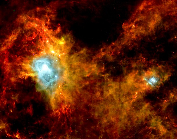 Inside the dark heart of the Eagle. Credit: ESA Inside the dark heart of the Eagle. Credit: ESA