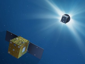 An external coronagraph is due to fly on the formation flying mission Proba-3, revealing normally unseen sections of the solar corona. Credit: ESA An external coronagraph is due to fly on the formation flying mission Proba-3, revealing normally unseen sections of the solar corona. Credit: ESA
