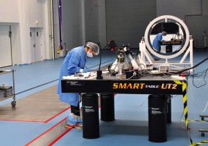 StarTiger team member at work in the LAM cleanroom. Credit: ESA