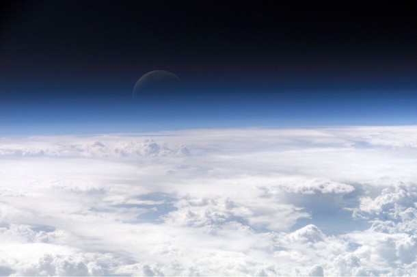 Earth's atmosphere pictured by an Astronaut from the ISS. Credit: NASA