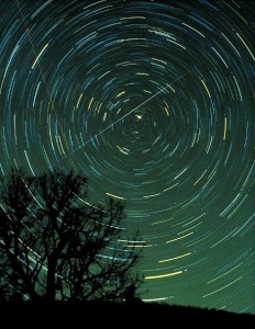 The annual Geminid meteor shower. Credit: Jimmy Westlake